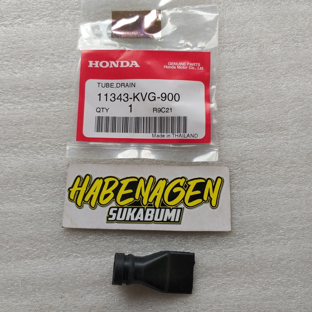 tutup tube drain blok cvt filter udara karbu ORI HONDA THAILAND beat vario scoopy fi non fi ORI