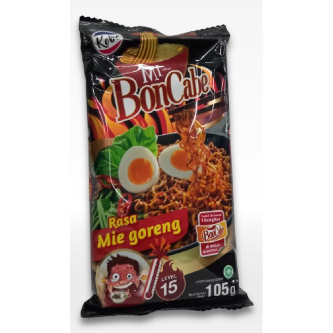 Mie Bon Cabe 105gr Mie Instan Goreng Pedas Level 15