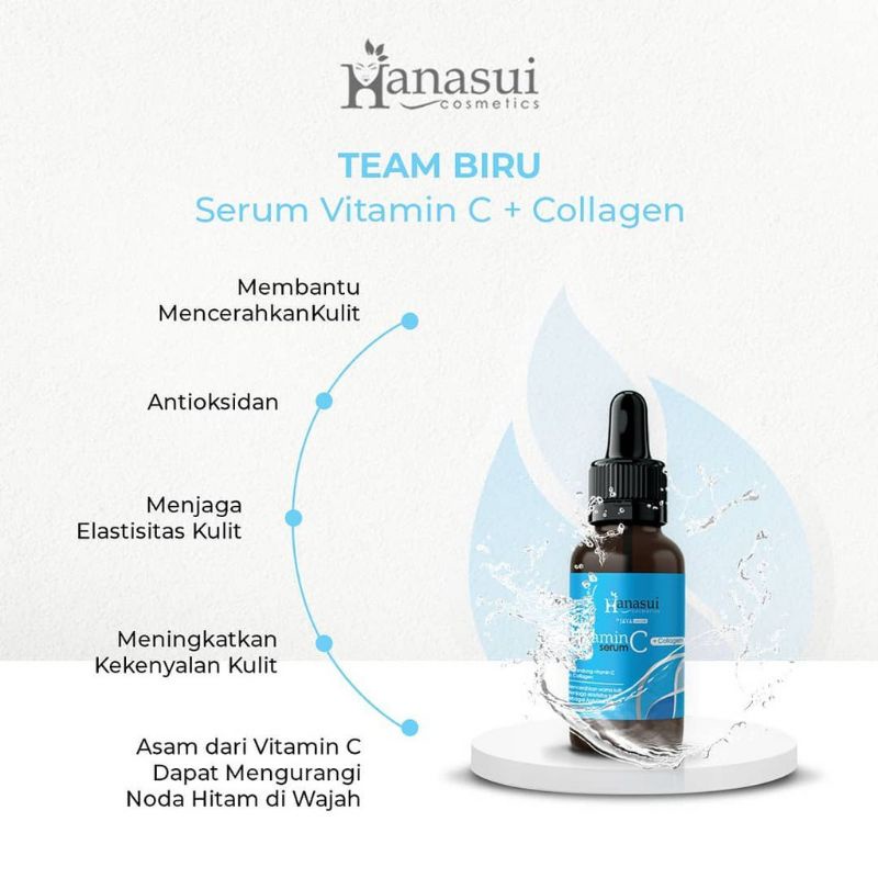 BPOM SERUM HANASUI ( Gold/Pink/Biru/Oren )