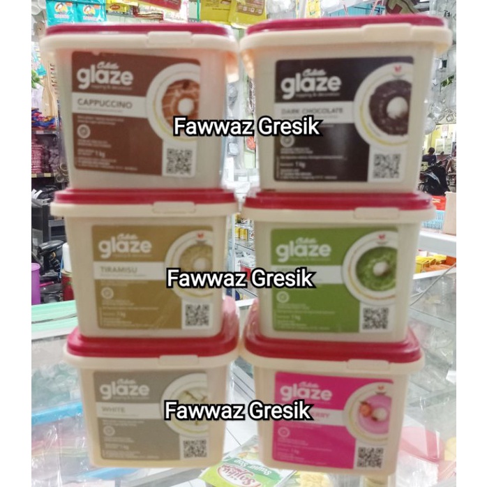 GLAZE COLATTA 1kg / COLATTA DIP GLAZE Plaza Taro / Glaze Dark ubee Donat Collata 1 Kg