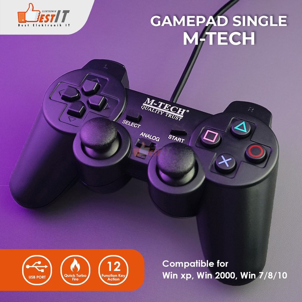 Gamepad Controler USB PC Joystick M-tech