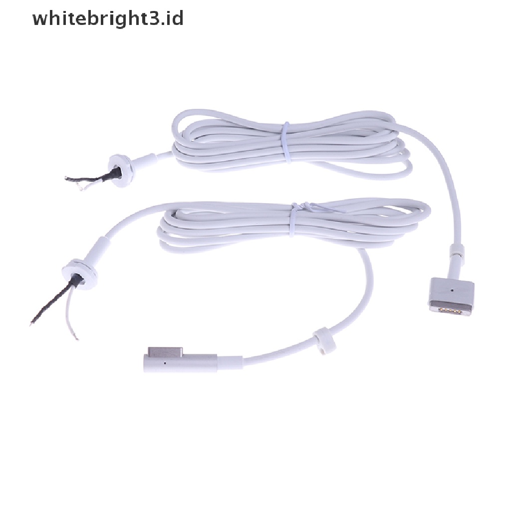 (whitebright3.id) Kabel Adaptor Charger DC Magsafe T-Tip L-Tip Untuk Macbook Air Pro AC