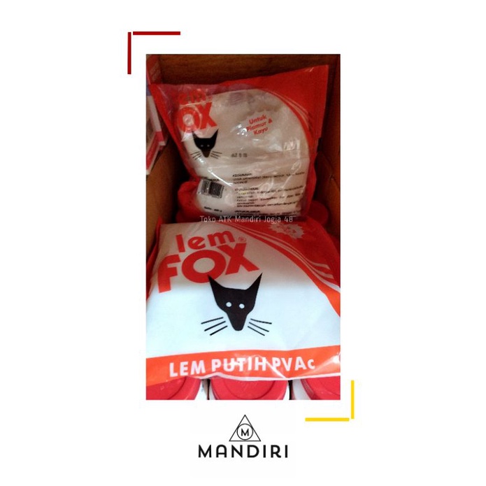 

Lem Fox PVAc 400g ®️ : Lem Putih / White Adhesive