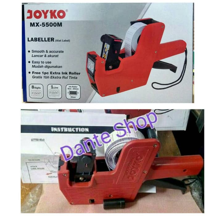 

Plastik Wraping - Baterai Alkaline - Tinta Stempel Alat Lebel Harga 1 Baris 8 Digit ( Price Lebeller