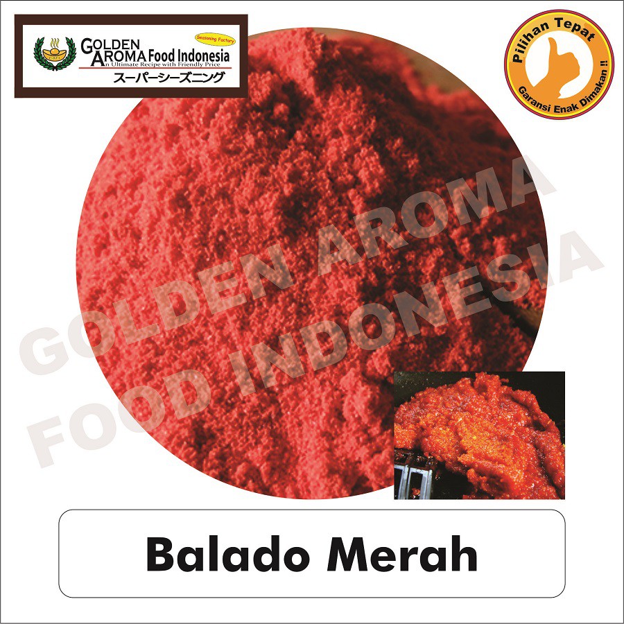 

Bubuk Tabur Rasa Balado Merah 500gr Bumbu Masak Serbaguna Enak Murah Halal 1/2Kg Seasoning Powder