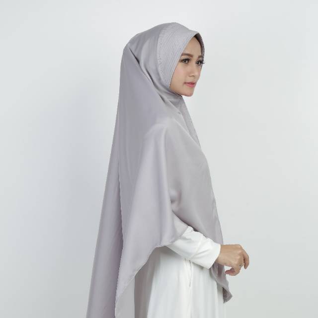 JILBAB KHIMAR KERUDUNG  SYARI JUMBO SOFT PAD ANTEM SYADIDAH BAHAN MAXMARA