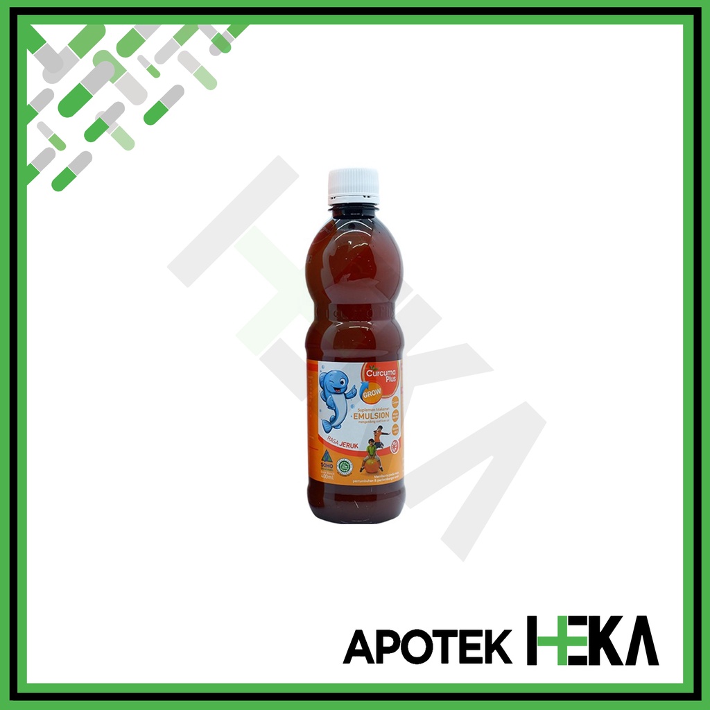 Curcuma Plus Grow Emulsion Orange 400 ml - Sirup Pertumbuhan Anak (SEMARANG)