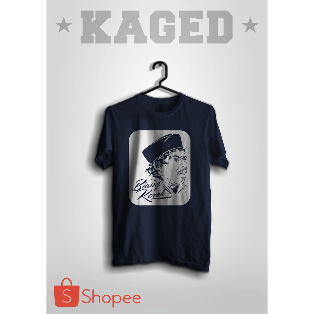 KAOS BIANG KEROK KAOS BENYAMIN SUEP KAOS BENYAMIN S KAOS BETAWI KAOS JAKARTA #WARNABIRUDONGKER