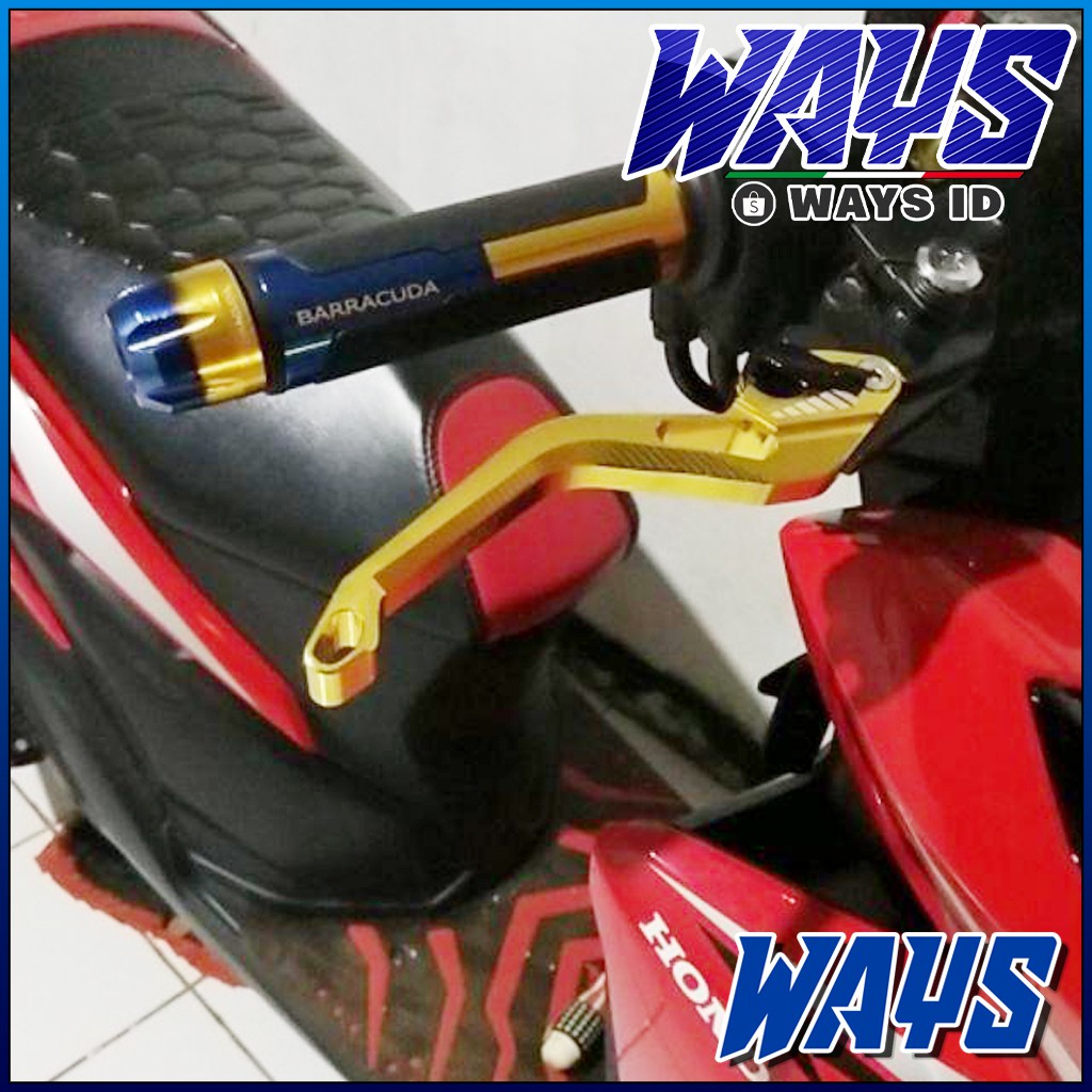 [P021] Barracuda Two Tone Handgrip Handfat Grip Jalu Bandul Stang Motor Vario PCX ADV Nmax Beat Mio