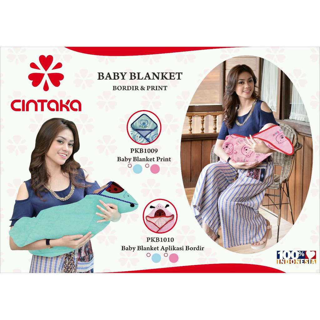 Obral Tutup Toko Nadiva CINTAKA BABY BLANKET SELIMUT BAYI