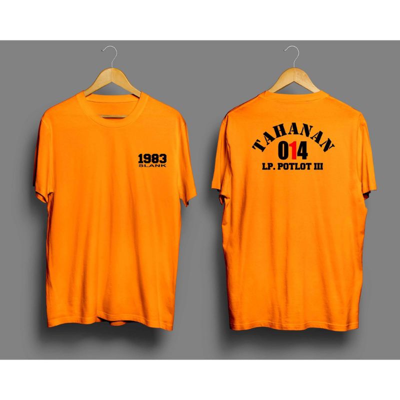 BAJU KAOS TAHANAN 014 POTLOT,1983 SLANK #SLANK #TAHANAN