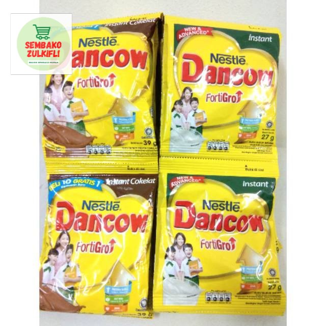 

Dancow Sachet instan | coklat 27 gr isi 10 pcs / RENCENG