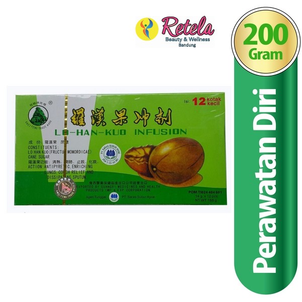 

100% Original - Lo Han Kuo Infusion Obat Herbal Pereda Panas Dalam - Isi 12 Pcs / Panas Dalam Tab