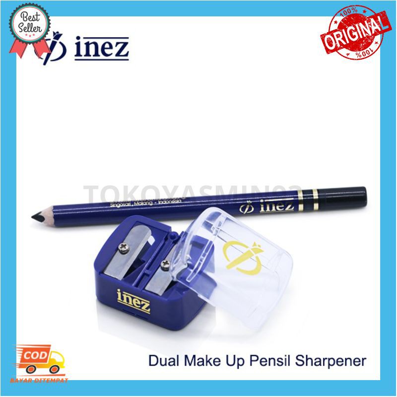 Inez Dual Makeup Pencil Sharpener Murah