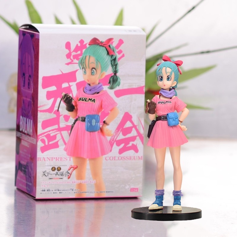 Mainan Action Figure Anime Dragon Ball Z Bulma 17CM Bahan PVC Untuk Hadiah