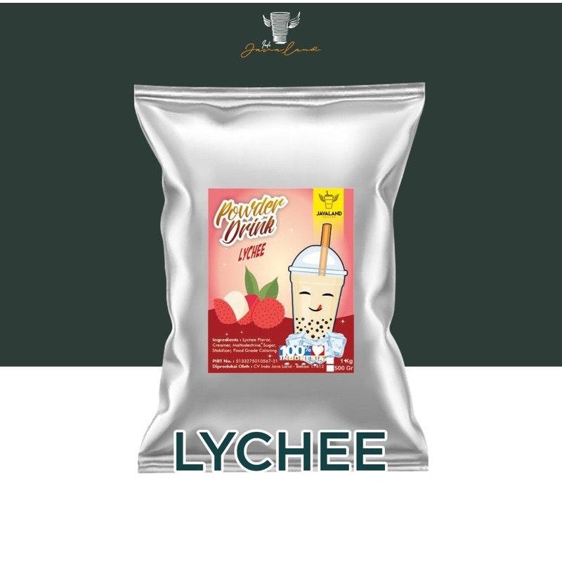 

Lychee (lecy). Bubuk perasa minuman (powder drink) Javaland