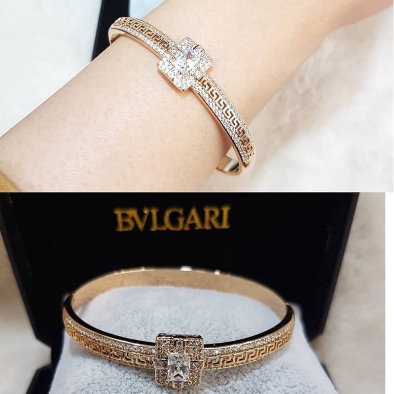 Gelang Premium gold lapis emas anti karat anti alergi premium Quality Bracelet Zircon import K06