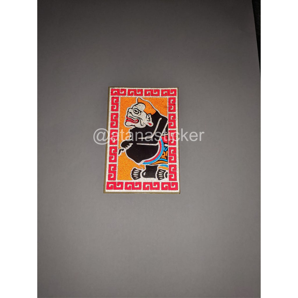 Stiker Cutting Semar Border 6x9cm Nyala Reflective Scotlite Fosfor
