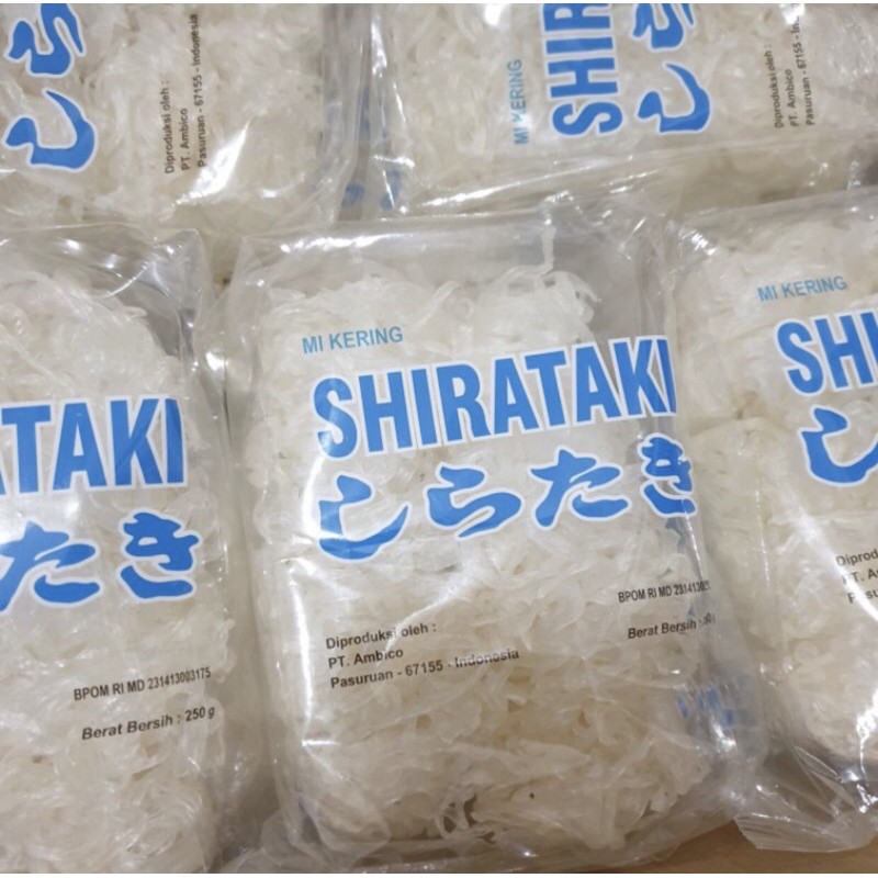 

Mie Shirataki KERING 250 Gram (isi 10 pcs)