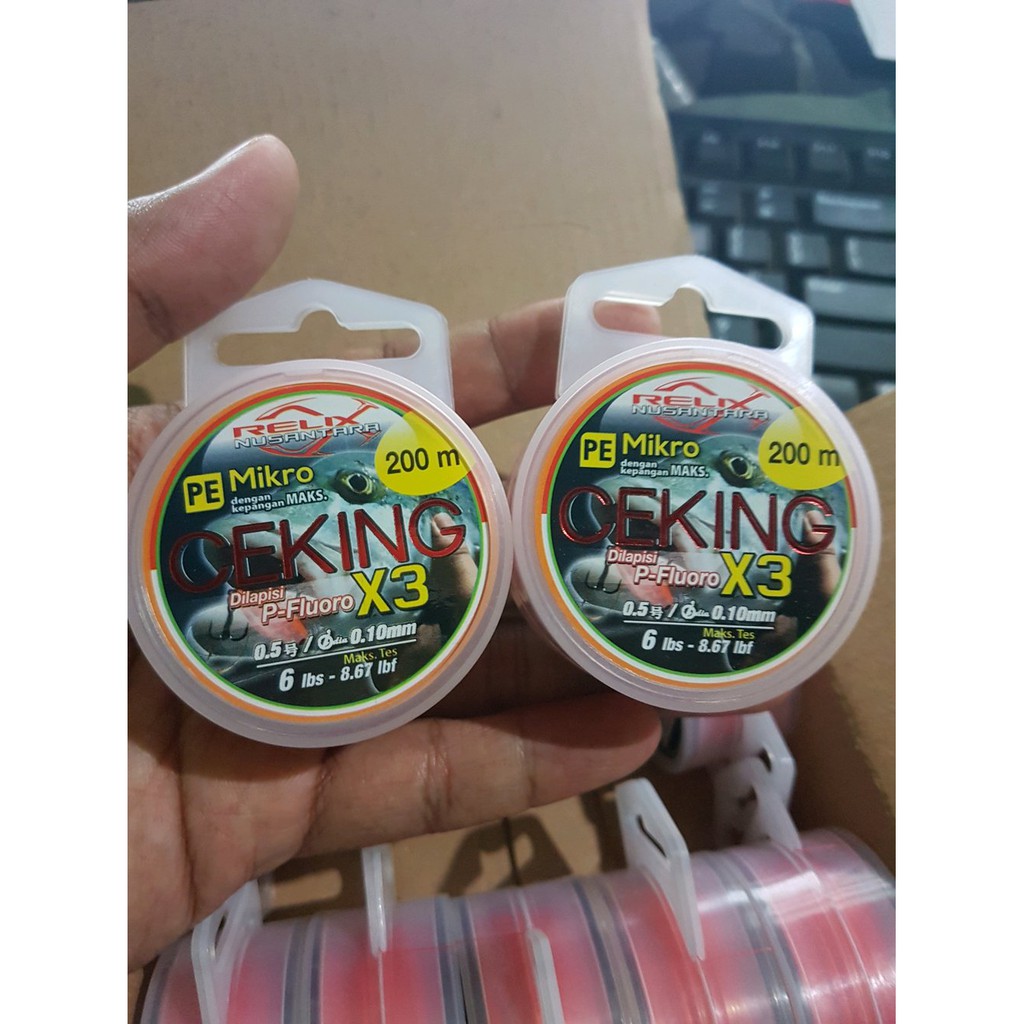 PE Ceking X3 Relix Nusantara 4-8LB