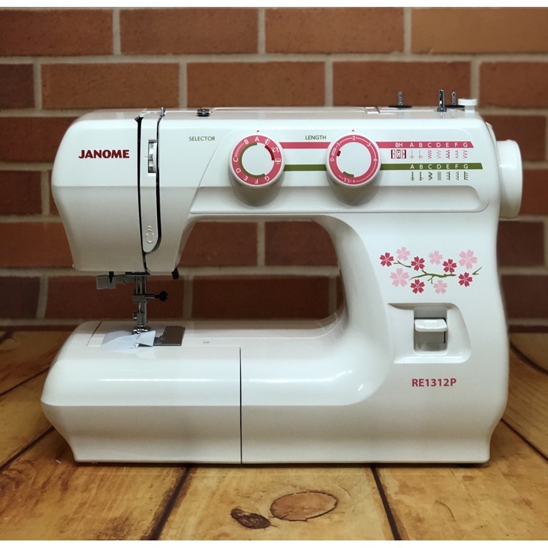 Mesin jahit JANOME RE 1312P portabel multifungsi
