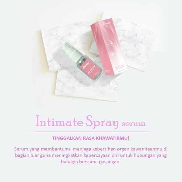 [ORI] DERMAYU INTIMATE SPRAY 20ML PERAPAT &amp; PENGENCANG MISS V BPOM BAHAN NATURAL &amp; AMAN DIGUNAKAN