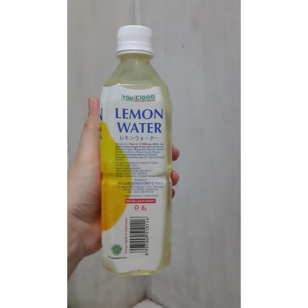 Beli You C1000 Lemon Water Isotonic Drink 500ml Botol Seetracker Indonesia