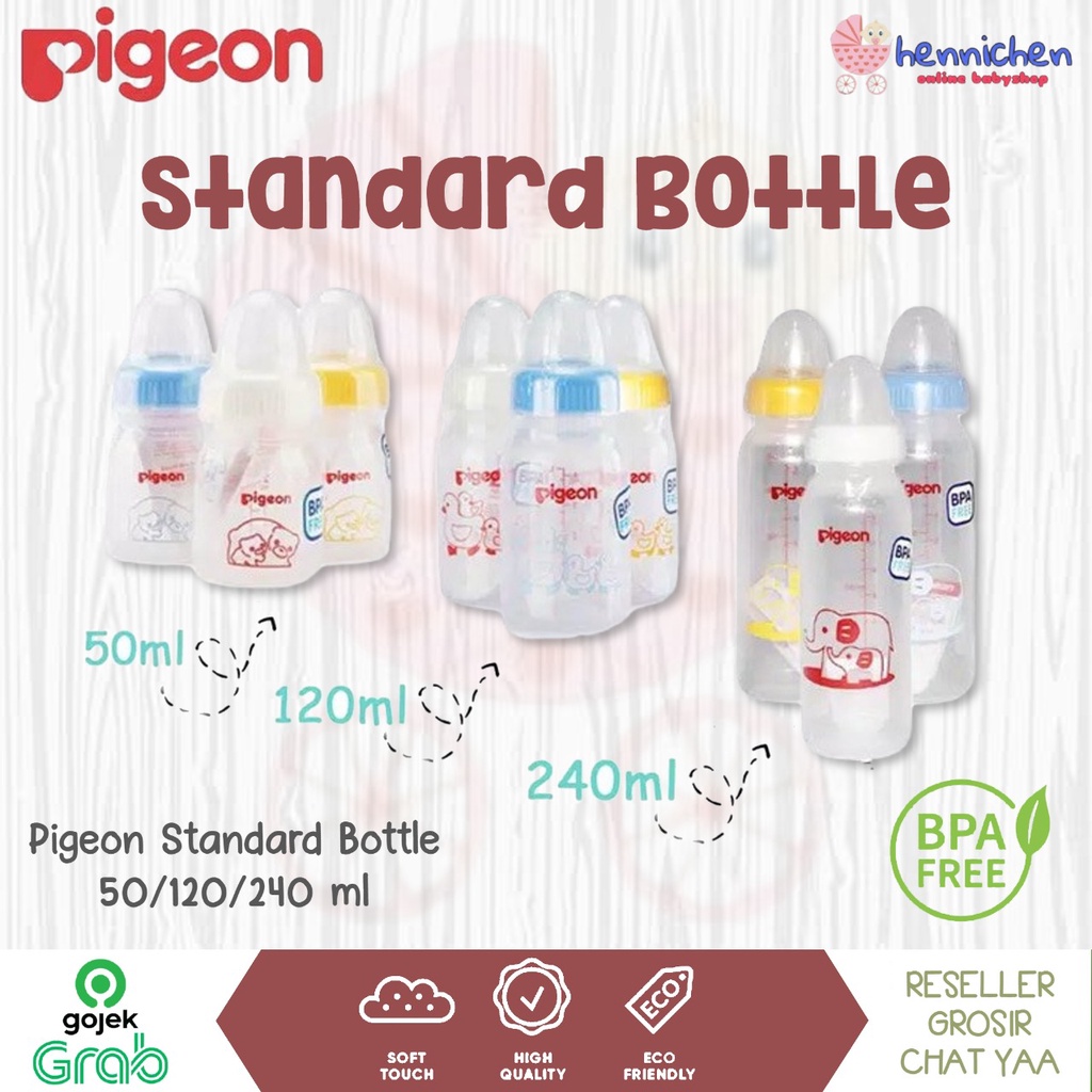 Pigeon Standard Bottle 50 ml / 120ml / 240 ml  Botol Susu Bayi