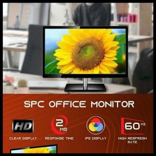 HEMAT MONITOR LED SPC SM-19HD 19 Inch VGA-HDMI