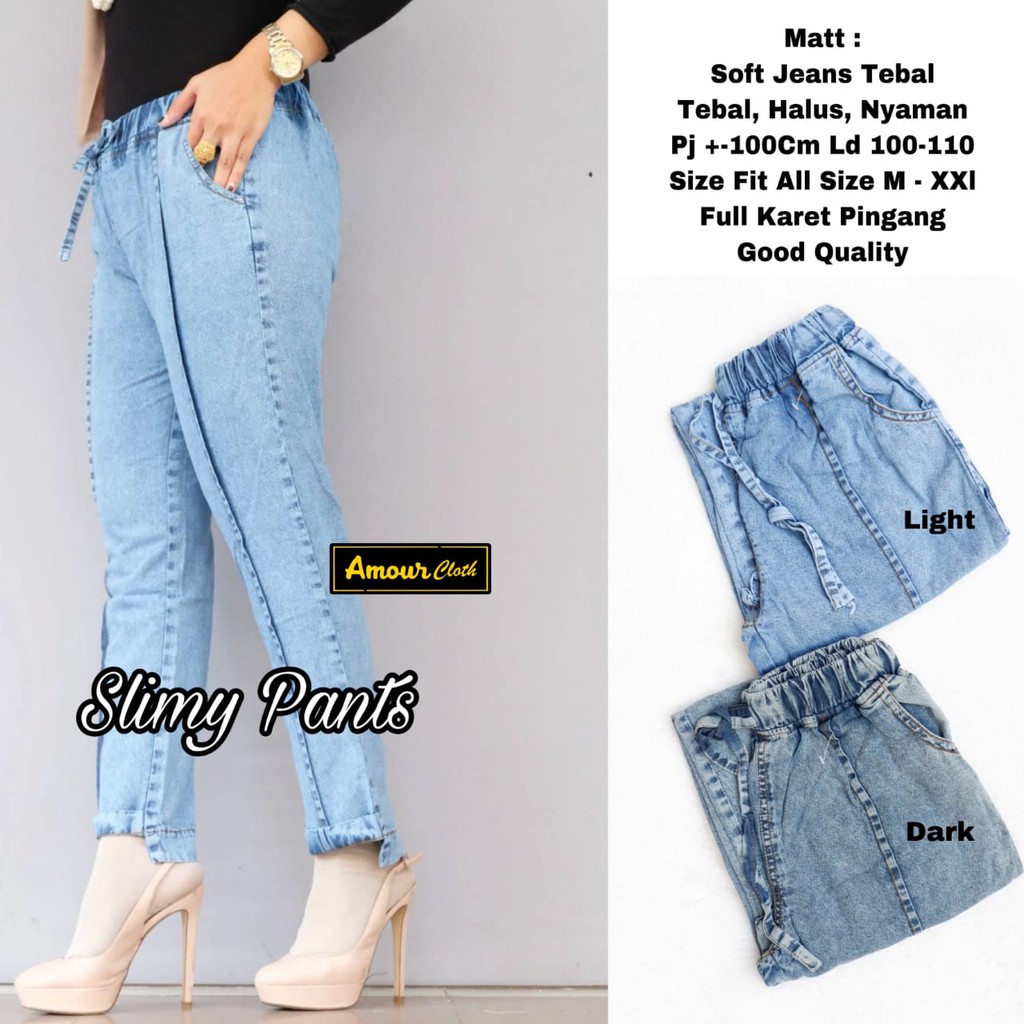 SLIMY PANTS JEANS BAGGY DIQA BR