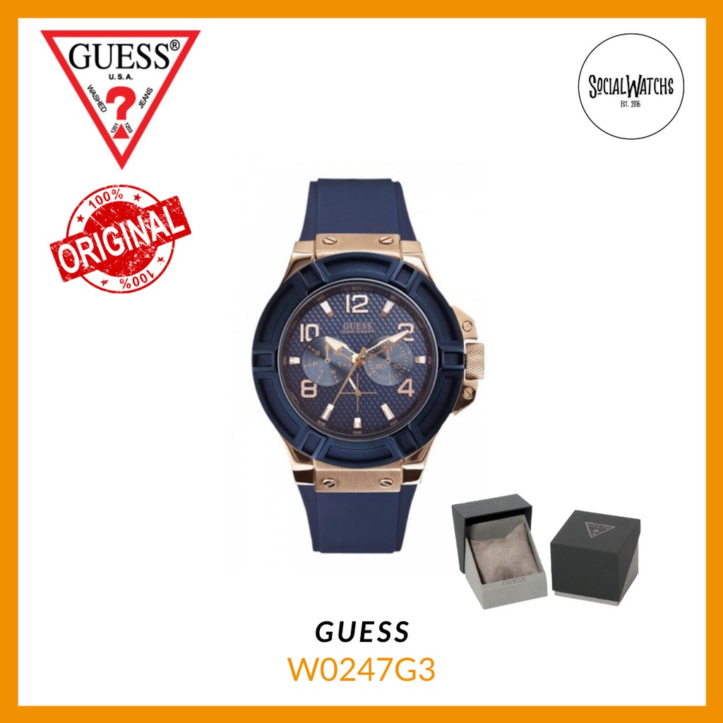 Jam Tangan Pria GUESS W0247G3 ORIGINAL