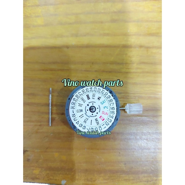 Mesin Jam Tangan Seiko NH36 Original, Mesin Jam Seiko Otomatis NH36 Tangal Hari Samping