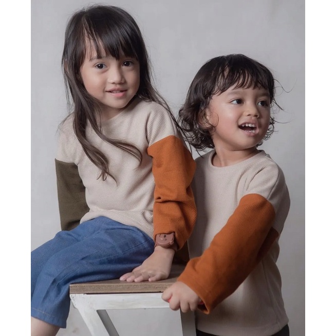 RACHIDKIDS / COLORBLOCK FAMILY SET BUTTERNUT