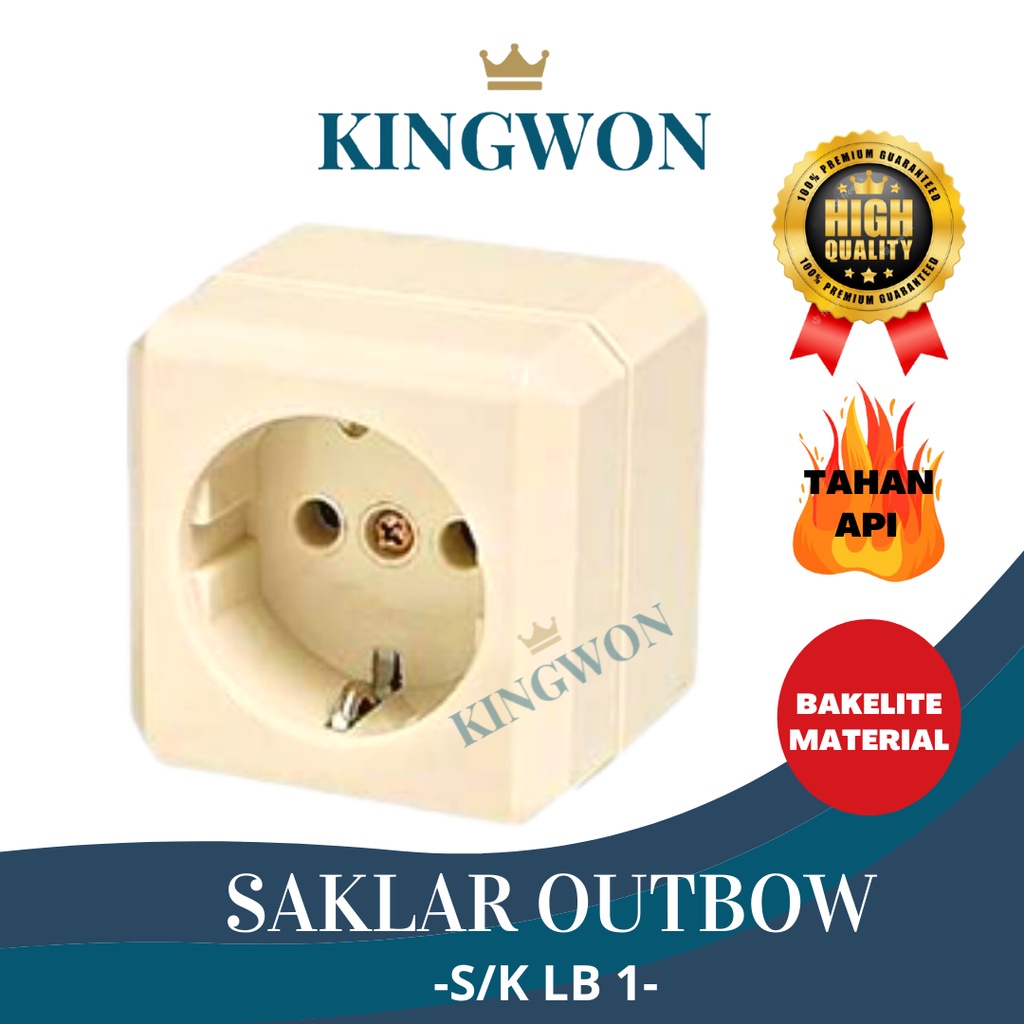 SAKLAR LAMPU OUTBOW OB SWITCH LAMP SERI ENGKEL STOP KONTAK