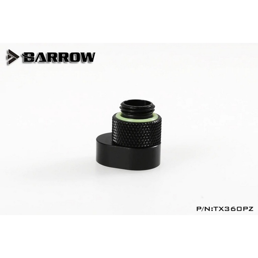 BARROW TX360PZ G1/4 360 Rotation Offset Adapter Black