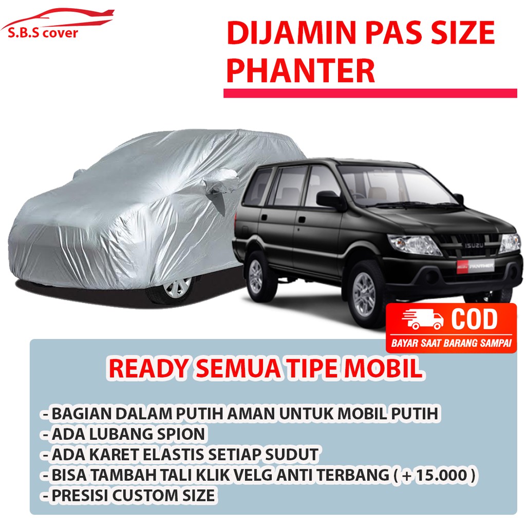 Cover Mobil / Sarung Mobil Phanter / panter / Cover Mobil Panther / Penter Mantol Pelindung mobil/livina/grand livina/livina x gear/livina xv/innova lama/innova/kijang innova/kijang long/kijang super/suzuki xl7/xl7/xl-7/panther kotak/panther ls/miyabi/crv