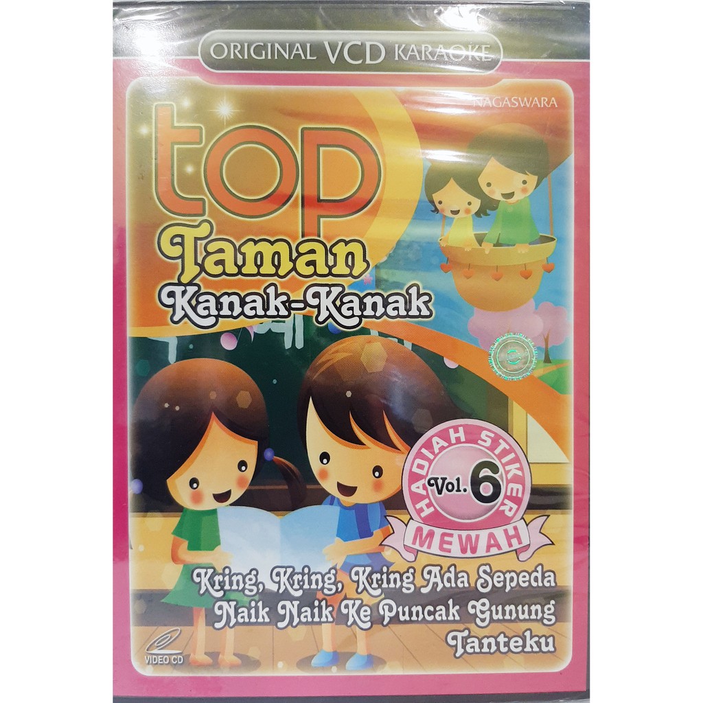 VCD KARAOKE TAMAN KANAK KANAK (TKK) TOP VOL.6