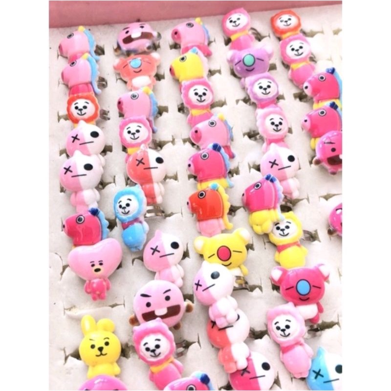 CLC03 Cincin Logam/besi Anak Bt21 1pc