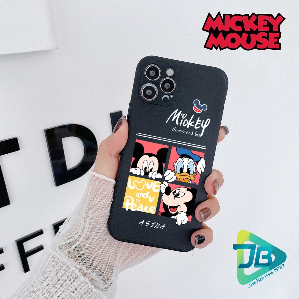 CASE CASING SOFTCASE SILIKON MACARON PELINDUNG KAMERA MICKEY MOUSE OPPO VIVO SAMSUNG XIAOMI REALME IPHONE ALL TYPE JB5297