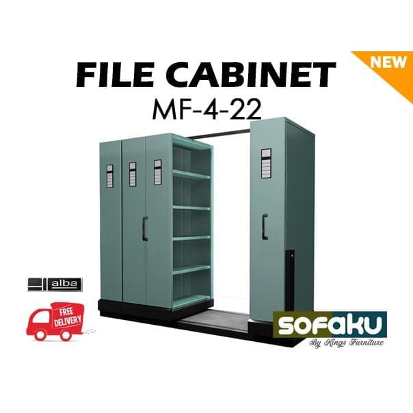 

ALBA Mobile File Manual MF-4-22 Kabinet File Sliding Jalan