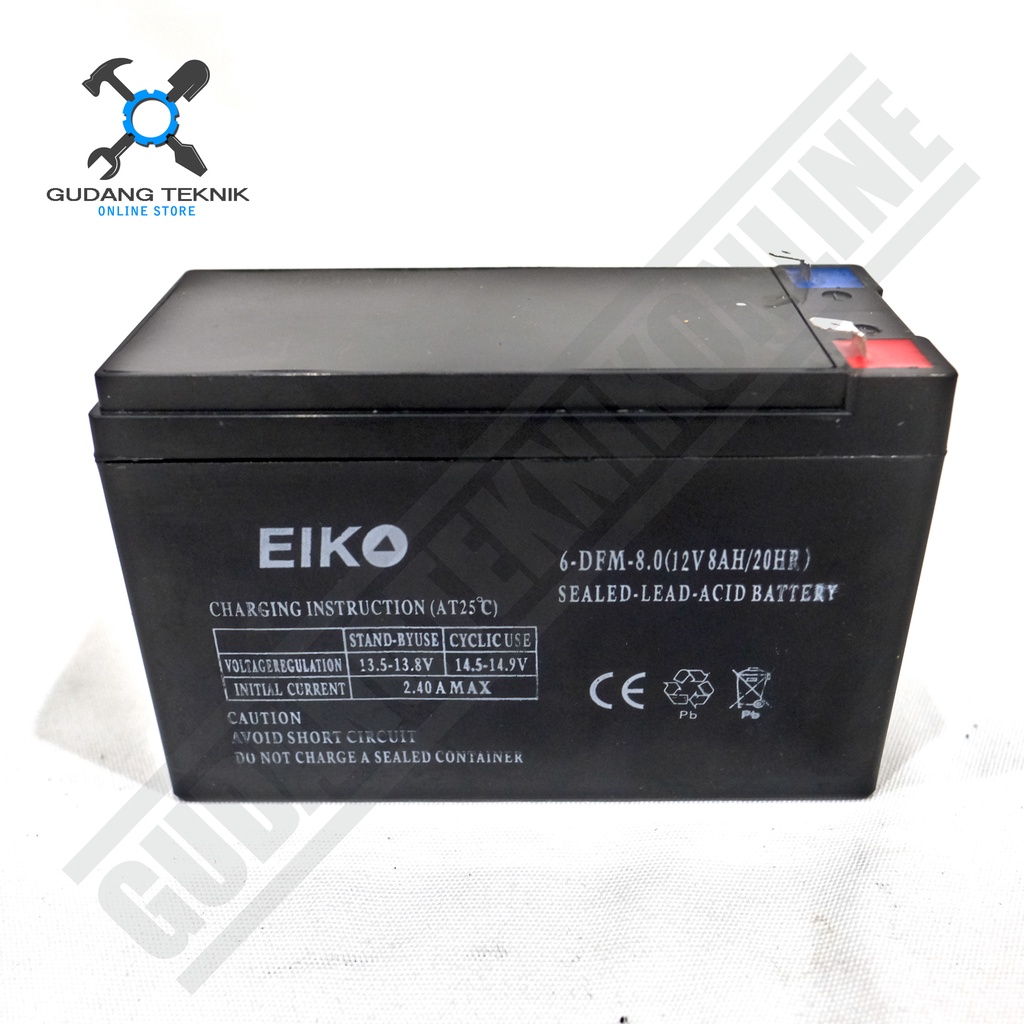 BATERAI AKI 8A 9A 12A 12V Sprayer Hama Elektrik EIKO DRAGON / Accu Baterai 8AH 9AH 12Ah 12 Volt DRAGON EIKO