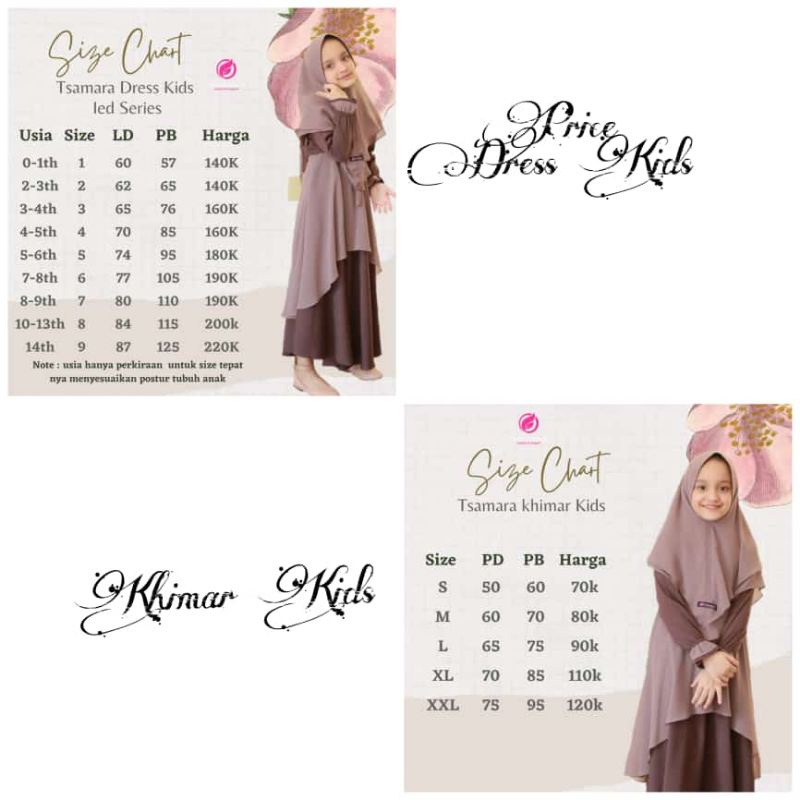 Tsamara eid Series Dress kids 2022 Open ORDER