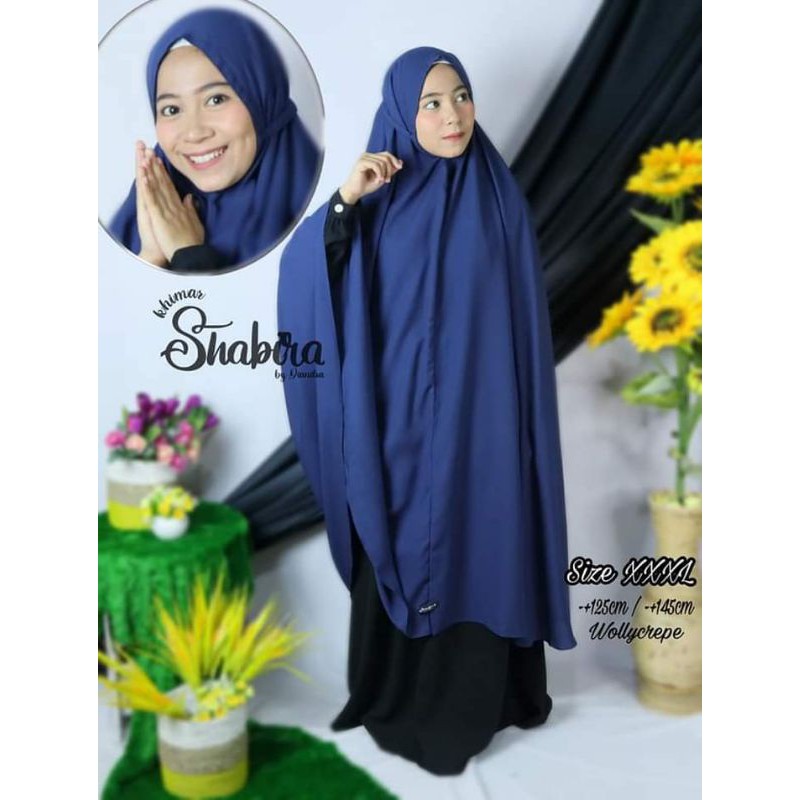 KHIMAR SHABIRA BY DIANDRA HIJAB SIZE XXXL / BERGO TALI JUMBO