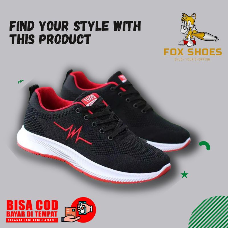 Sepatu Sport Casual Pria PETIR PRIA COWOK WANITA CEWEK CEWE CASUAL HITAM PUTIH IMPORT JOGING KERJA K