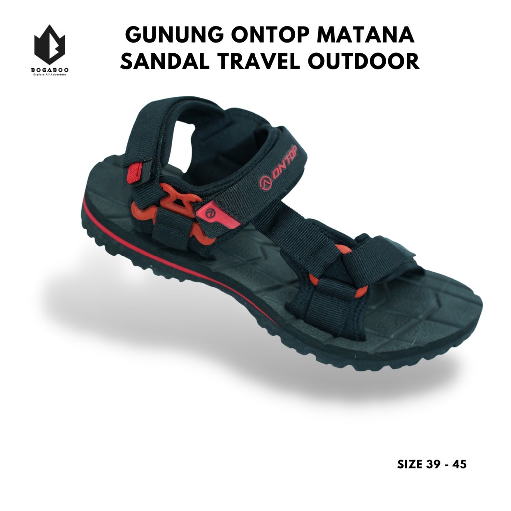 [ COD ] Sandal Gunung Ontop Matana - Sandal Hiking - Sandal Mendaki - Sandal Gunung Pria - Sendal