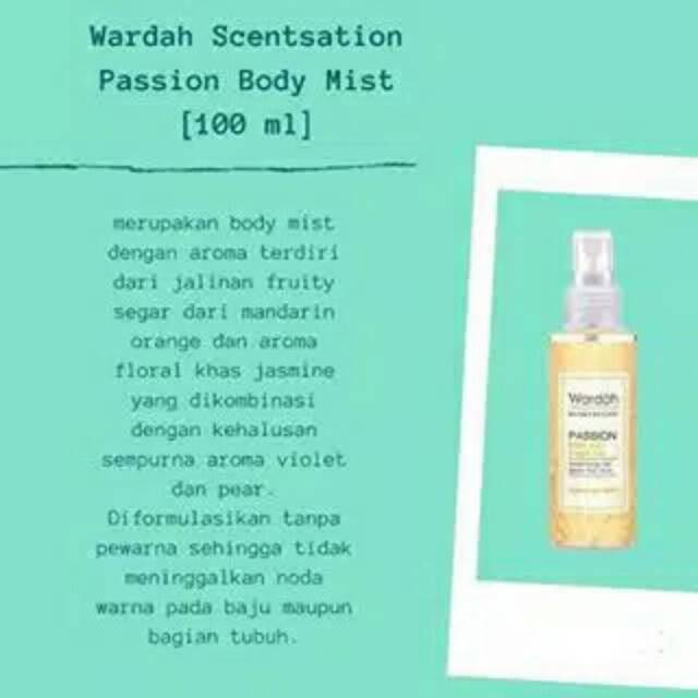 Wardah Body Mist Cologne 100ml