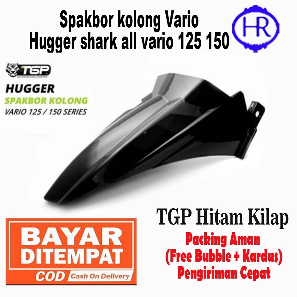 Spakbor Kolong Hugger Vario 125 150 HITAM Aksesoris Variasi Honda Old FI TGP Click Premium Tebal