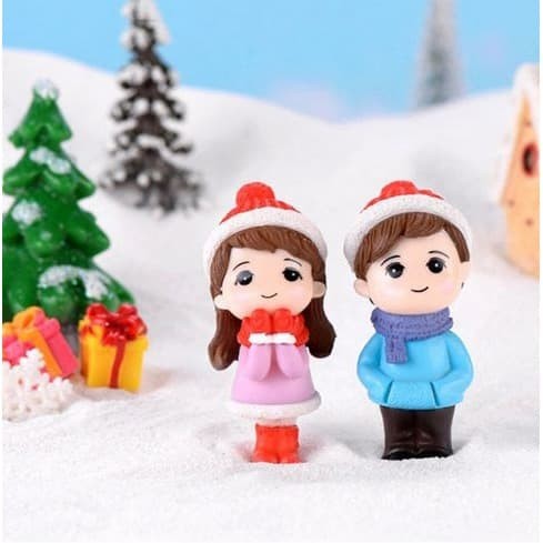 Miniature Lover Figures - Lovers Couple Figurines #16 (2pcs)