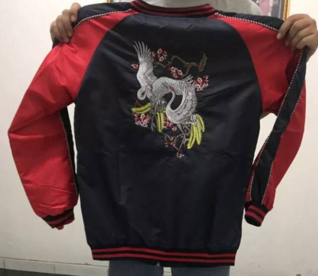 JAKET JACKET SUKAJAN IMPORT BURUNG BANGO JEPANG STYLE HARAJUKU MURAH MERIAH