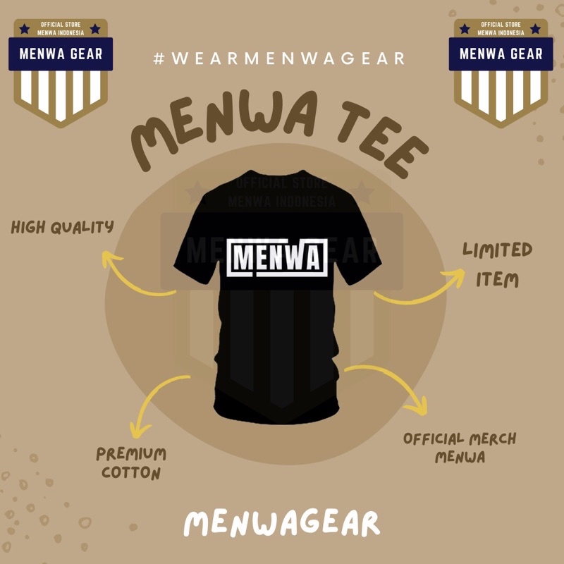 Menwa Tee | Kaos Menwa | Kaos Resimen Mahasiswa | PDL PDH MENWA | MENWA